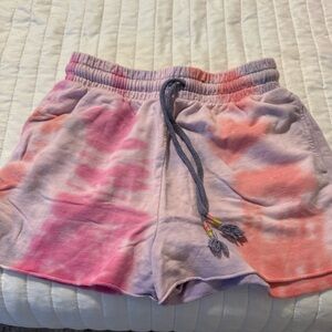 🛑6/20Splendid brand Girls Ranbow TDye Short, size 8, used condition